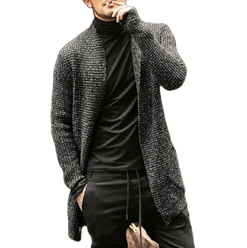 Cardigan en tricot élégant pour hommes avec devant ouvert et coupe décontractée Chic und Stil