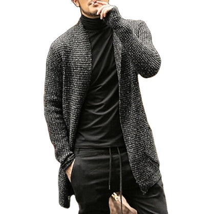 Cardigan en tricot élégant pour hommes avec devant ouvert et coupe décontractée Chic und Stil