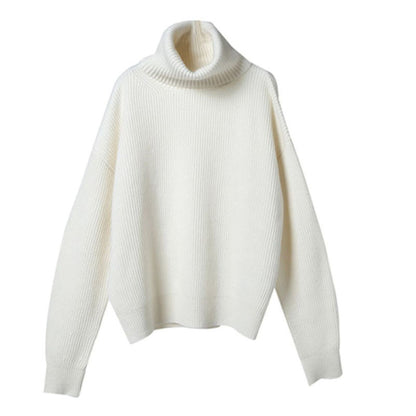 Pull en tricot à col haut Cozy pour femmes Chic und Stil