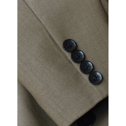 Blazer long ajusté double boutonnage pour femme Chic und Stil