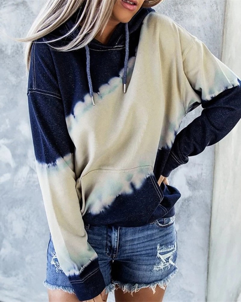 Pull à capuche décontracté pour femmes avec un design Ombre unique Chic und Stil