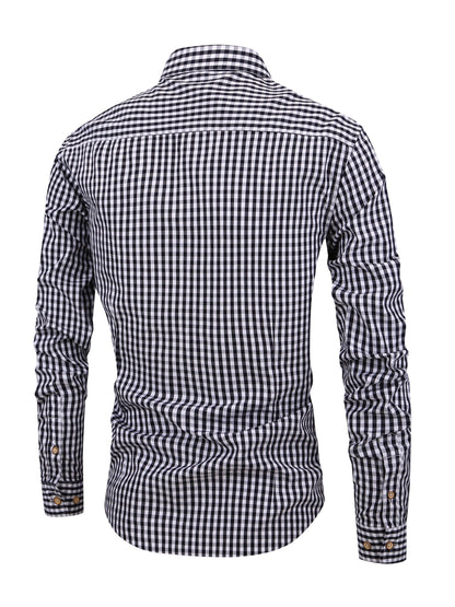 Chic und Stil | Chemise Carreaux pour Hommes – Élégante & Polyvalente