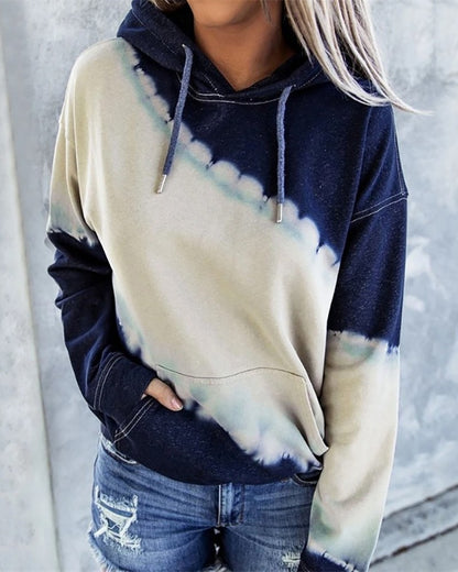 Pull à capuche décontracté pour femmes avec un design Ombre unique Chic und Stil