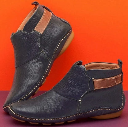 Bottines confort élégantes pour femmes en cuir de haute qualité Chic und Stil