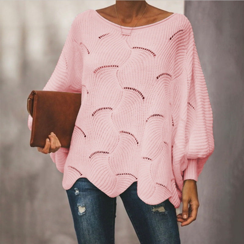 Pull en tricot pour femmes avec une structure aérienne et une coupe ample Chic und Stil