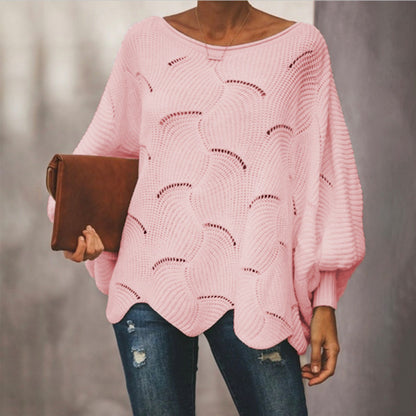 Pull en tricot pour femmes avec une structure aérienne et une coupe ample Chic und Stil