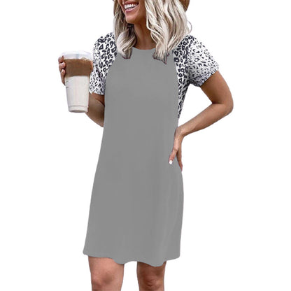 Robe décontractée pour femmes avec un motif animal Chic und Stil