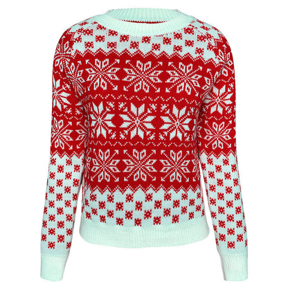 Elegant sweater for women with attractive snowflake pattern Chic and Style