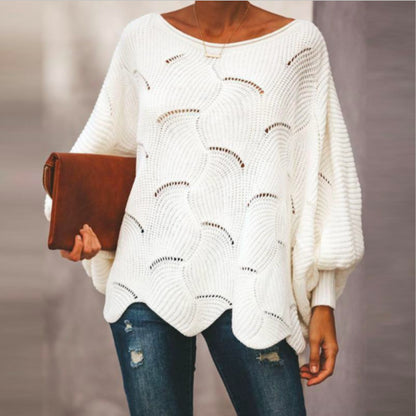 Pull en tricot pour femmes avec une structure aérienne et une coupe ample Chic und Stil