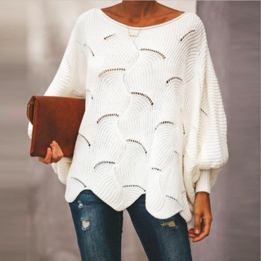 Pull en tricot pour femmes avec une structure aérienne et une coupe ample Chic und Stil