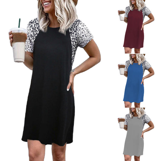 Robe décontractée pour femmes avec un motif animal Chic und Stil