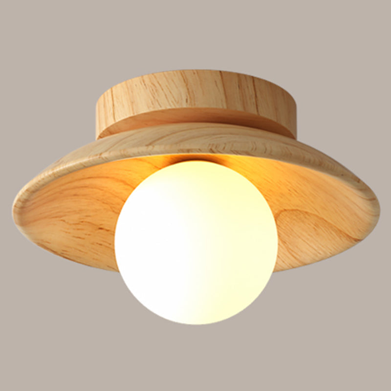 NatureGlow Lampe de Plafond en Bois - Élégante et Écologique-Plafonniers-ChicUndStil