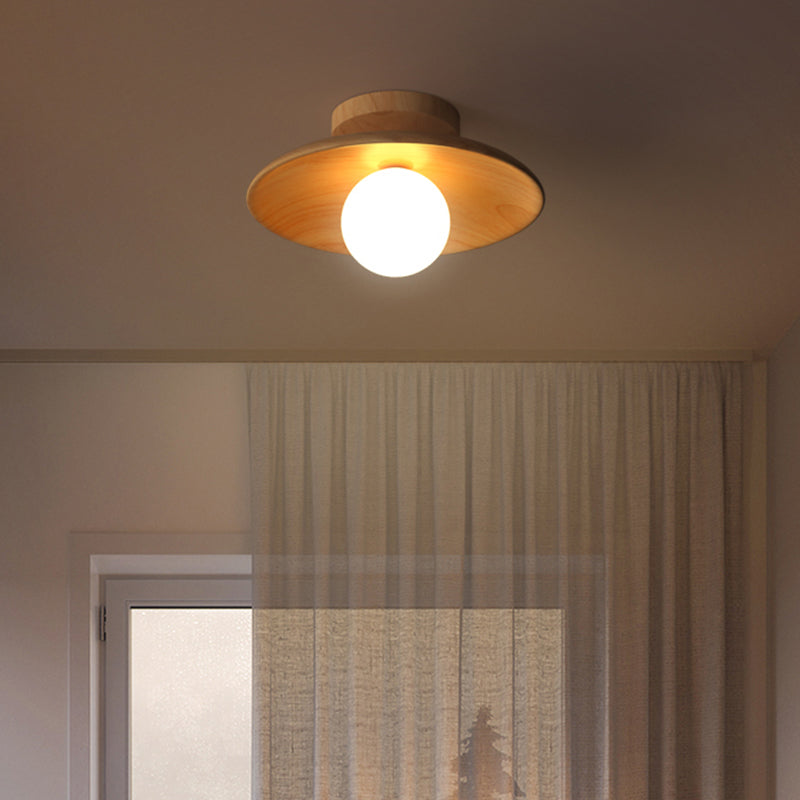 NatureGlow Lampe de Plafond en Bois - Élégante et Écologique-Plafonniers-ChicUndStil