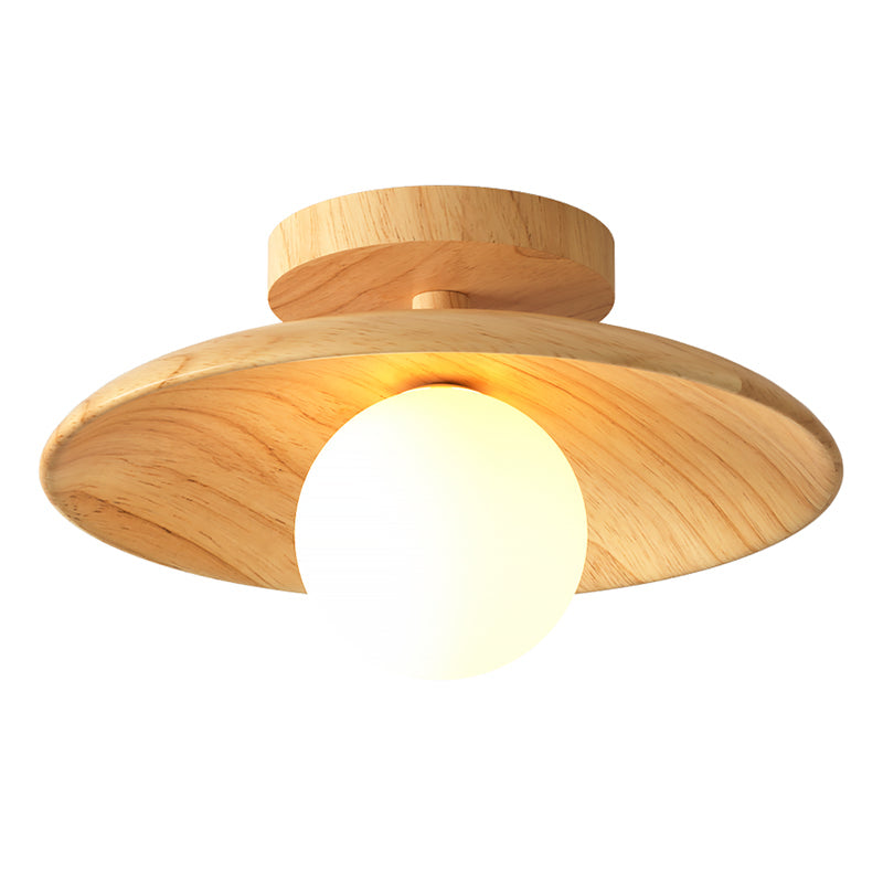 NatureGlow Lampe de Plafond en Bois - Élégante et Écologique-Plafonniers-ChicUndStil