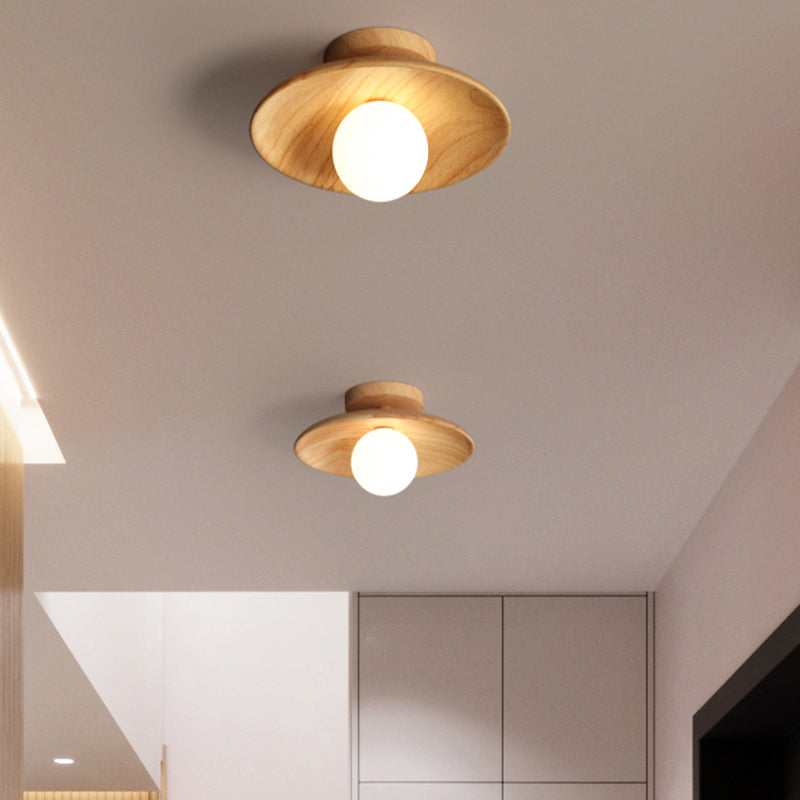 NatureGlow Lampe de Plafond en Bois - Élégante et Écologique-Plafonniers-ChicUndStil