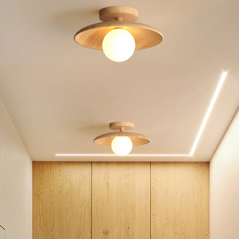 NatureGlow Lampe de Plafond en Bois - Élégante et Écologique-Plafonniers-ChicUndStil
