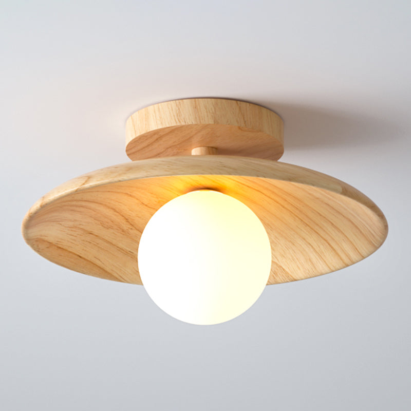NatureGlow Lampe de Plafond en Bois - Élégante et Écologique-Plafonniers-ChicUndStil