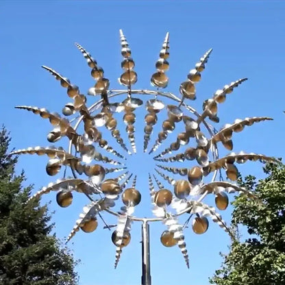 Chic and Style | Magical and Unique Kinetic Metal Wind Turbine 
