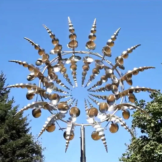Chic and Style | Magical and Unique Kinetic Metal Wind Turbine 