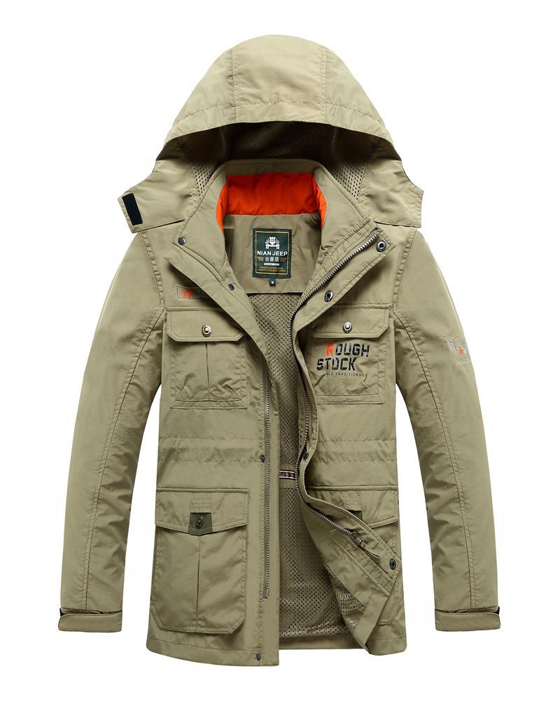Functional waterproof jacket for men Chic und Stil