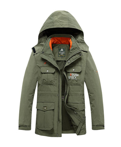 Functional waterproof jacket for men Chic und Stil