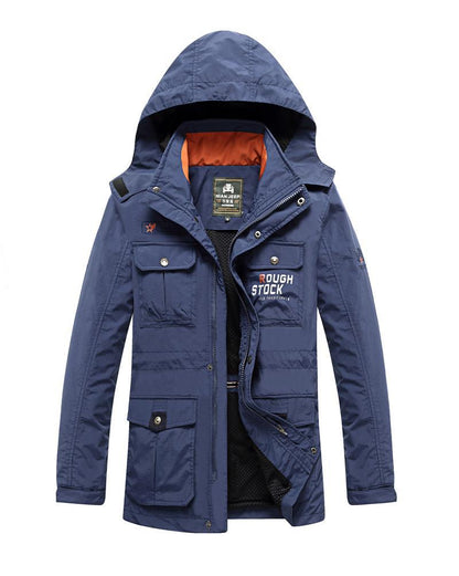 Functional waterproof jacket for men Chic und Stil