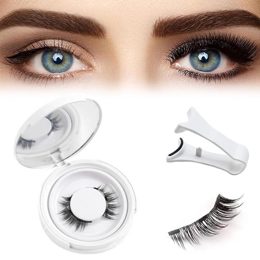 Chic und Stil | Reusable Magnetic Eyelashes and Tweezers Set – No Glue Required 