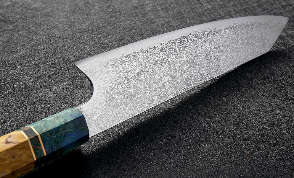 Couteau de Chef Japonais - Lame en Acier Damas - ChicUndStil