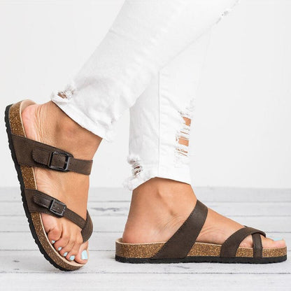 Chic und Stil | Orthopedic Sandals in Roman Style