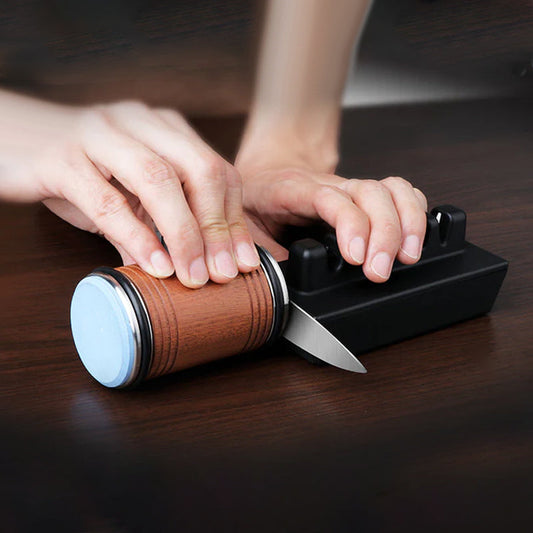 Chic and Style | Rolling Knife Sharpener Set