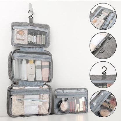 Chic and Style | Perfect for Travel - Women's Toiletry Bag with Hanging Hook