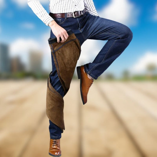 Chic and Style | LOUIS | Fashionable warmth with FREEZEFRAME DENIM | Men's winter pants with Bulu