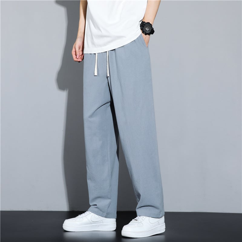 Chic und Stil | Casual linen pants for men