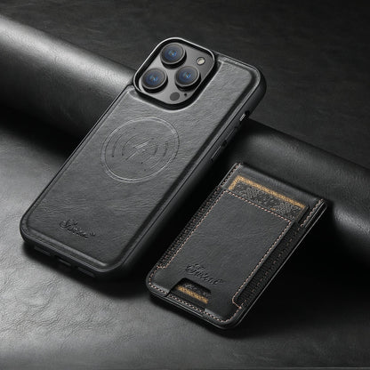 Chic and Style | Leather phone case with card holder and MagSafe compatibility