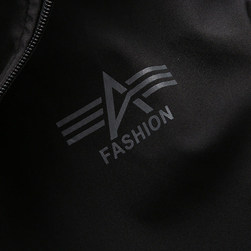 Functional sports jacket for men with adjustable hood and breathable mesh inserts Chic and Style