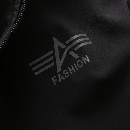 Functional sports jacket for men with adjustable hood and breathable mesh inserts Chic and Style