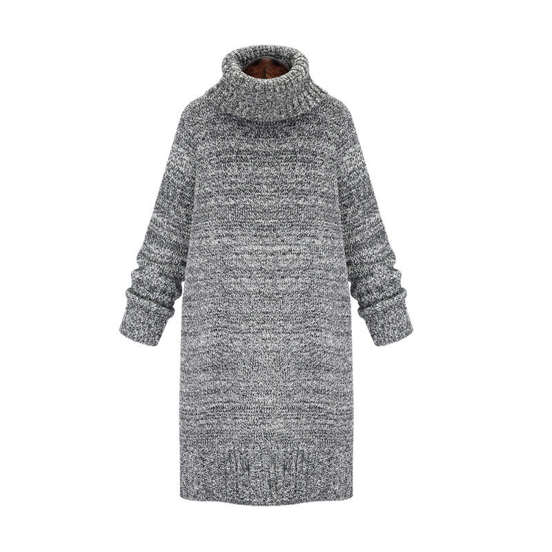 Robe tricot femme avec col haut et coupe décontractée Chic und Stil