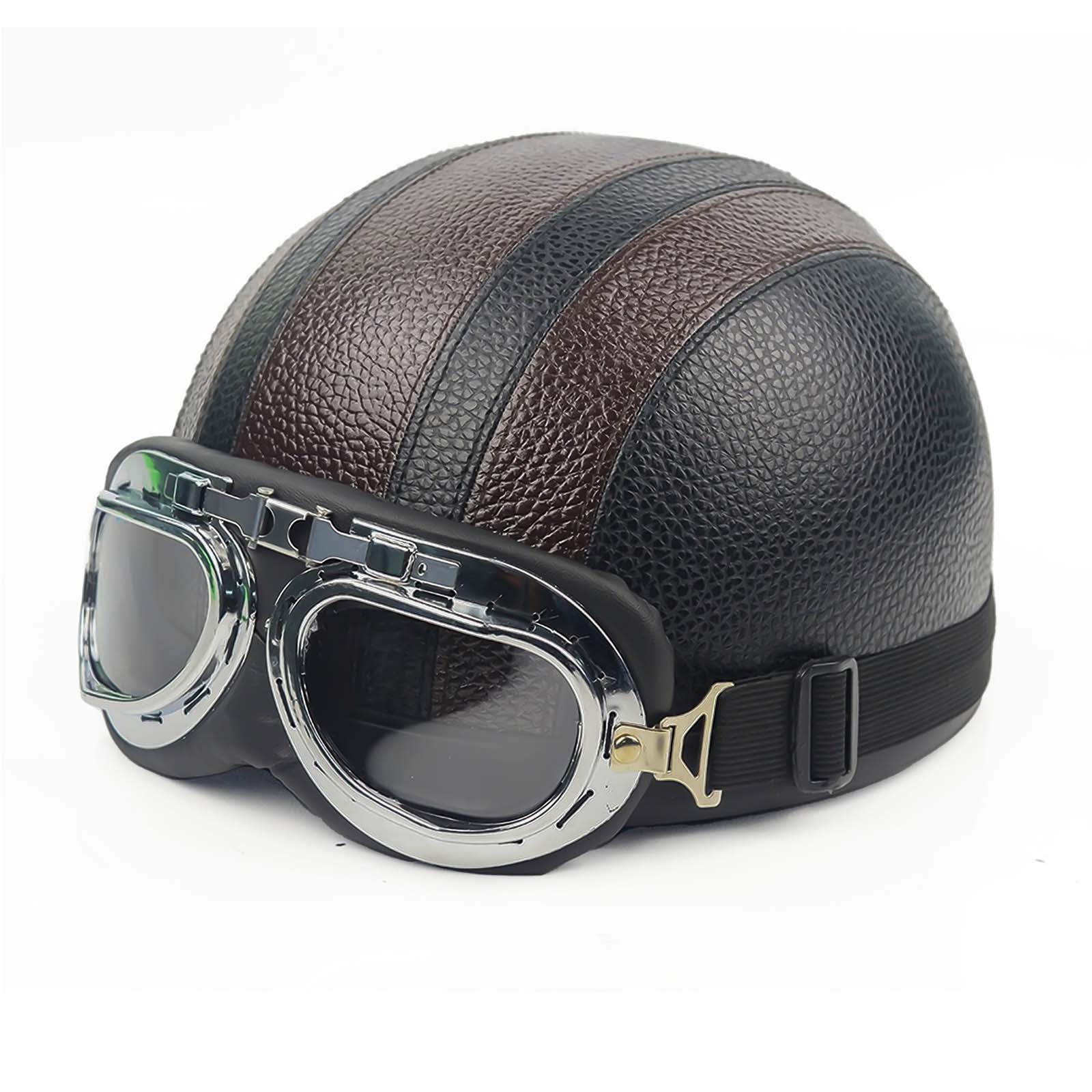 Casque de Moto Retro Demi-Cruise - ChicUndStil