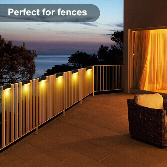 Chic and Style | Waterproof Solar Stair Lights for Outdoor Use (4 Pieces)