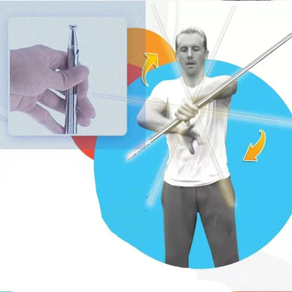 ChicundStil | Bâton métallique portable pour l'autodéfense et les tours de magie