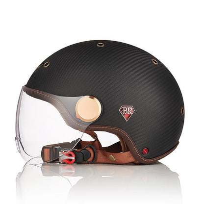 Casque de Moto en Fibre de Carbone
