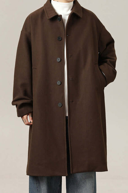 Chic und Stil | Men’s classic oversized wool coat