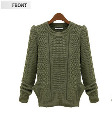 Pull à maille épaisse pour femmes avec motif texturé et coupe décontractée Chic und Stil