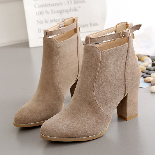 Bottes à lacets élégantes pour femmes avec sangle tendance et semelle de confort Chic und Stil