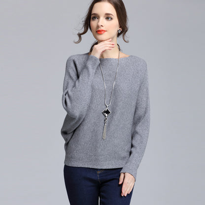 Pull en cachemire pour femmes avec col roulé haut et motif en torsades Chic und Stil