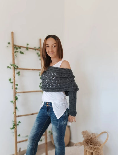 Chic und Stil | Comfortable Knitted Scarf