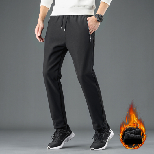 Chic und Stil | Thick fleece pants for men - Warm and comfortable