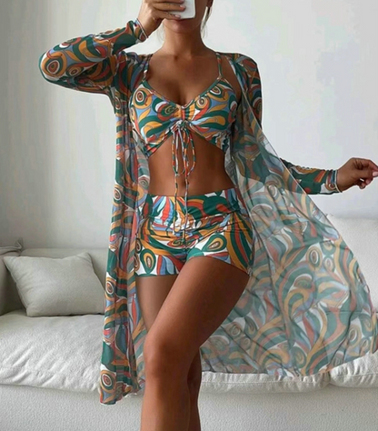 Chic und Stil | Triangular Bikini Set Demi Set