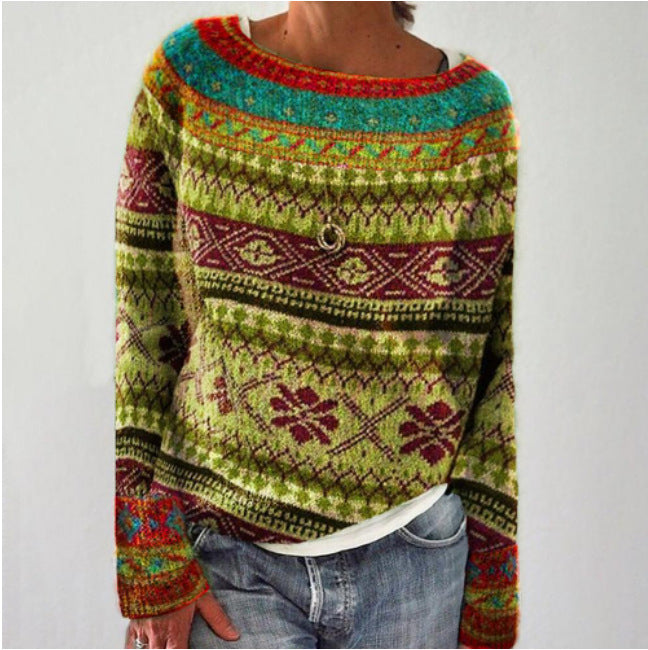 Chic und Stil - Pull rétro pour femmes