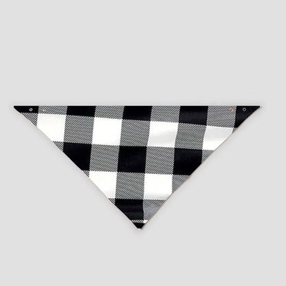 Chic und Stil | Our Family Christmas 2025 Joint Memories' Letter Print Black Long Sleeve Shirt with Black and White Checkered Pants Family Matching Pajamas